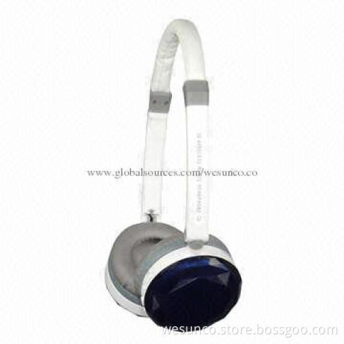 Crystal TF card headphone with FM radio